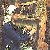 Carpet weaving in Mumcular