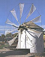 the Yalikavak windmill near the harbour
