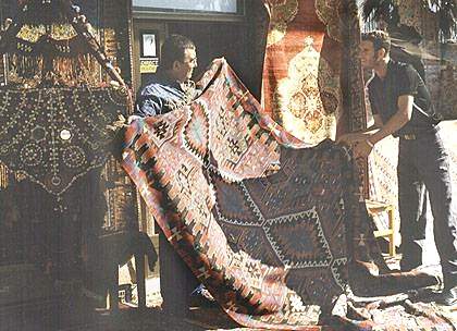 Carpet shop of Mehmet and Cahir Cengel in Bodrum